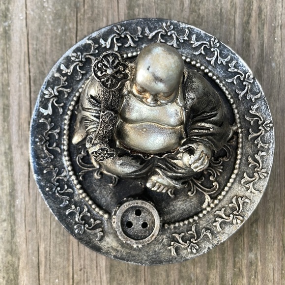 ⚜️Laughing Buddha Incense Holder Sculpture Decor! NWT! - Picture 7 of 7